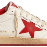 Tênis Golden Goose Ball Star White Red