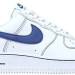 Tênis Nike Air Force 1 Low 07 LV8 White Deep Royal Blue