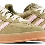 Tênis Adidas Gazelle Indoor Focus Olive Clear Pink