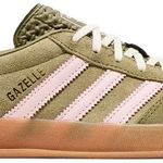 Tênis Adidas Gazelle Indoor Focus Olive Clear Pink