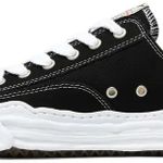 Tênis Maison Mihara Yasuhiro Hank OG Sole Canvas Low Black White