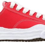 Tênis Maison Mihara Yasuhiro Hank OG Sole Canvas Low Red