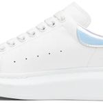 Tênis Alexander McQueen Oversized Sneaker White Iridescent
