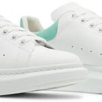 Tênis Alexander McQueen Oversized Sneaker White Teal