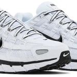 Tênis Nike P-6000 White Metallic Silver Black