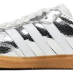 Tênis Adidas Samba OG Silver Metallic Cracked Leather