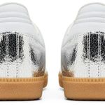 Tênis Adidas Samba OG Silver Metallic Cracked Leather