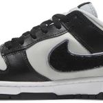 Tênis Nike Dunk Low Chenille Swoosh - Black Grey Fog