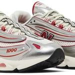 Tênis New Balance ThisisNever x 1000 Silver Valiant Poppy