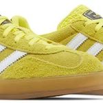 Tênis Adidas Gazelle Indoor Bright Yellow Burgundy