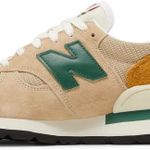 Tênis New Balance Teddy Santis x 990v1  Tan Green