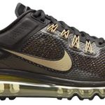Tênis Nike Air Max 2013 Black Flat Gold