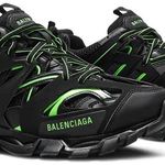 Tênis Balenciaga Track LED Sneaker Black Green