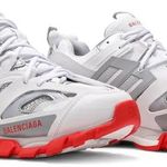 Tênis Balenciaga Track LED Sneaker White Red