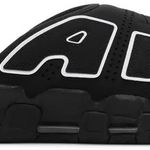 Slide Air More Uptempo Black - Grey Sole