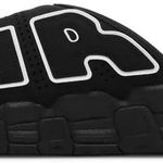 Slide Air More Uptempo Black - Grey Sole