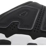 Slide Air More Uptempo Black White Red