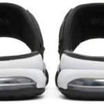 Slide Air More Uptempo Black White Red