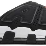 Slide Air More Uptempo Black White Red
