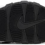 Slide Air More Uptempo Black White Red