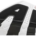 Slide Air More Uptempo White Black Red