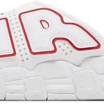 Slide Air More Uptempo White University Red