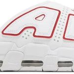 Slide Air More Uptempo White University Red