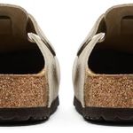 Slide Birkenstock Boston Suede Leather Taupe