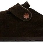 Slide Birkenstock Boston Suede Leather Suede Mocha