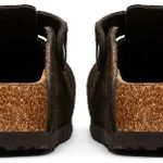 Slide Birkenstock Boston Suede Leather Suede Mocha