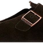 Slide Birkenstock Boston Suede Leather Suede Mocha