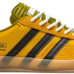 Tênis Adidas Bad Bunny x Gazelle Indoor Solar Gold Core Black