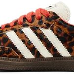 Tênis Adidas Samba OG Leopard Pack - Preloved Red