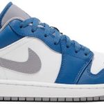 Tênis Nike Air Jordan 1 Low True Blue Cement