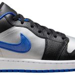 Tênis Nike Air Jordan 1 Low Black Game Royal