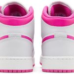 Tênis Air Jordan 1 Mid GS Fire Pink