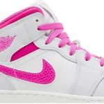 Tênis Air Jordan 1 Mid GS Fire Pink