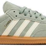 Tênis Adidas Samba ADV Silver Green Wonder White