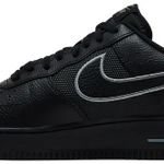 Tênis Nike Air Force 1 Low Black Laser Orange