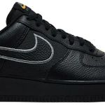 Tênis Nike Air Force 1 Low Black Laser Orange