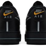 Tênis Nike Air Force 1 Low Black Laser Orange