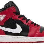 Tênis  Air Jordan 1 Mid Gym Red Black White