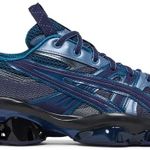 Tênis Kiko Kostadinov x ASICS US5-S Gel Quantum Kinetic Light Indigo Peacoat