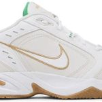 Tênis Nike Air Monarch IV White Lucky Green Gold