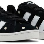 Tênis Adidas Campus 00s Black White Floral Embroidery