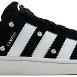 Tênis Adidas Campus 00s Black White Floral Embroidery