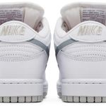 Tênis Nike Supreme x Nike Dunk Low SB White Metallic Silver