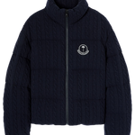 Jaqueta Moncler X Palm Angels Austru Wool Down Jacket Blue Navy
