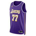 Regata NBA Los Angeles Lakers 25/26 Statement Edition Swingman Jersey Luka Doncic 77 Roxa