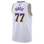 Regata NBA Los Angeles Lakers Association Edition Swingman Jersey Luka Doncic 77 Branca